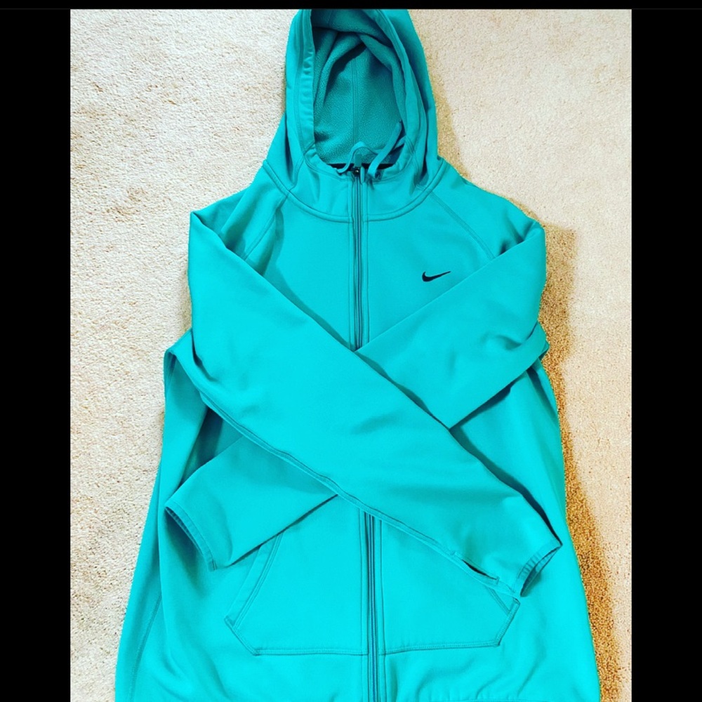 Nike Zip Up teal jacket